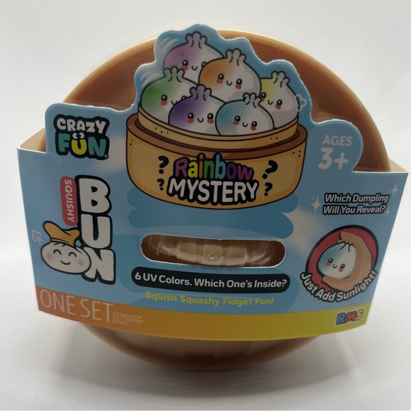Other - Rainbow Mystery Squishy Bun Dumpling - Multicolor UV 🌈☀️